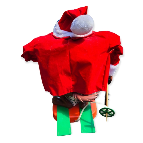 RARE VINTAGE LOONEY TUNES CHRISTMAS SANTA TAZ ANAMATRONIC SKIING 1997 - Picture 3 of 11